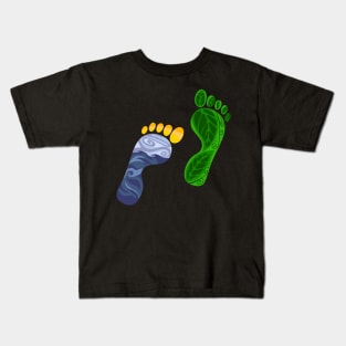 Carbon Footprint Kids T-Shirt